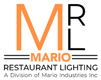 Mario Restaurant Lighting Logo