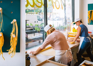 Tortello's Design Celebrates the Pasta Process