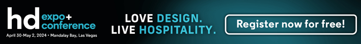 hd expo+experience. April 30-May 2nd, 2024, Mandalay Bay, Las Vegas. Love Design. Live Hospitality. Register now for free!