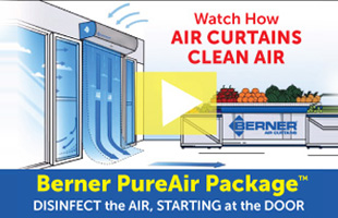 Berner PureAir Package. Disinfect the air, starting at the door.