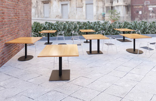 Positano Line of table bases from Peter Meier