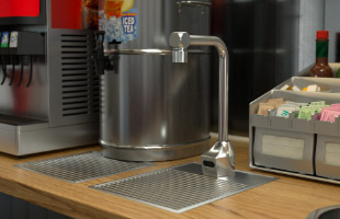 EC-1210 sensor-operated glass and bottle filler from T&S Brass