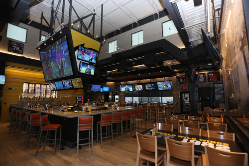 Buffalo Wild Wings Bar Area