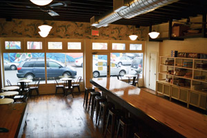 Lincoln Station's communal table