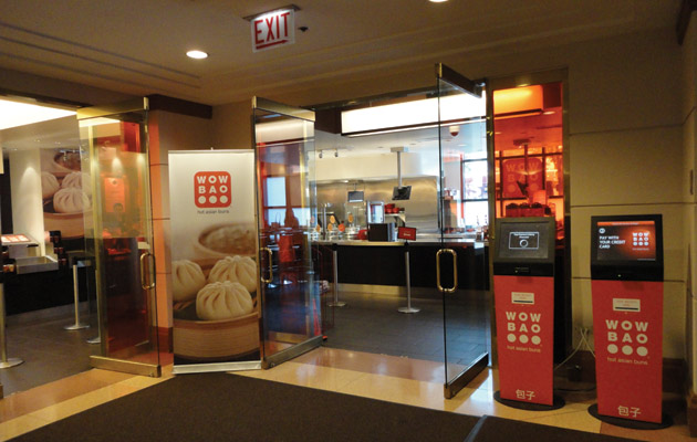 Wow Bao self-serve kiosks