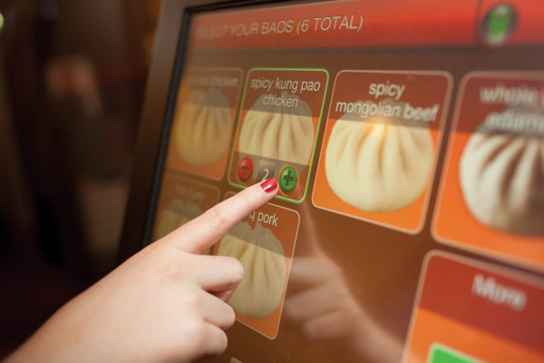 Wow Bao touch screen