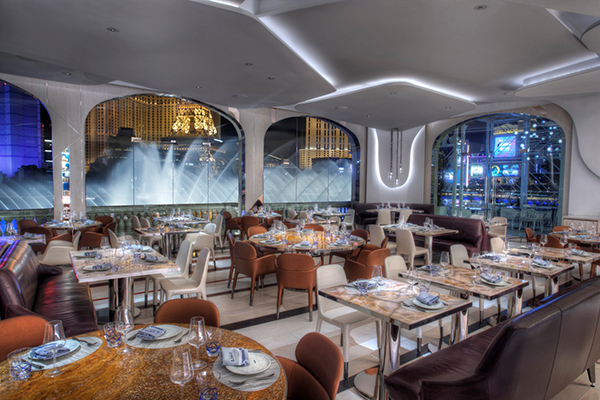 rd d New LAGO at Bellagio Las Vegas Touts Sleek Fountain Side Dining