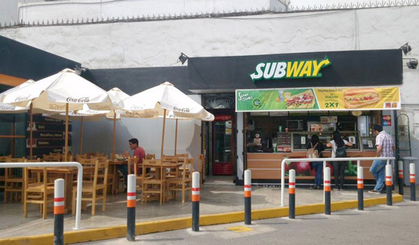 Subway in Lima, Peru