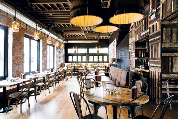 Pork Shoppe Andersonville Chicago, main dining room