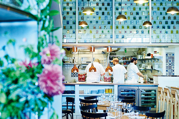 The kitchen at Sardella, St. Louis