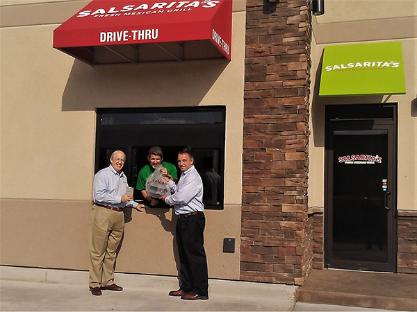 Salsaritas first drive thru meal