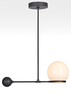 asymmetry rejuvenation o&g contrapesso 8in globe led pendant