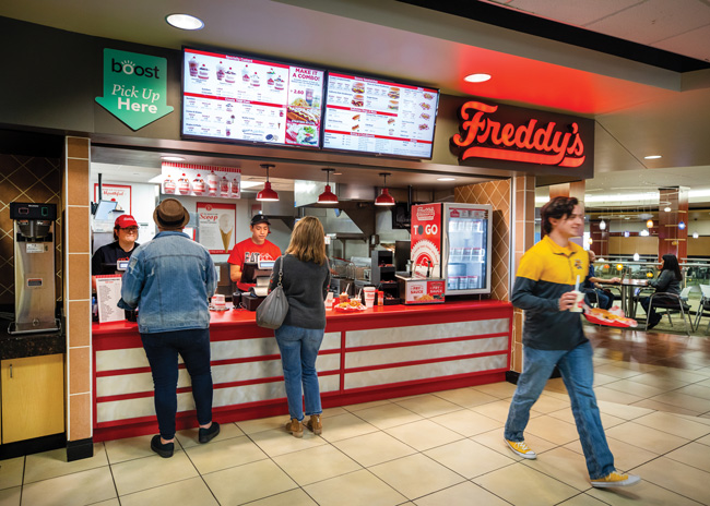 Freddy's Frozen Custard & Steakburgers.