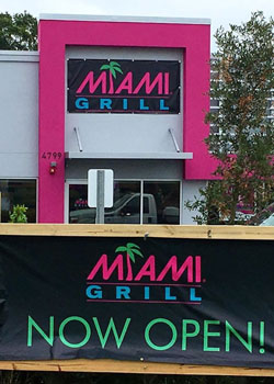 Miami Grill's Kissimmee, Florida, flagship location.