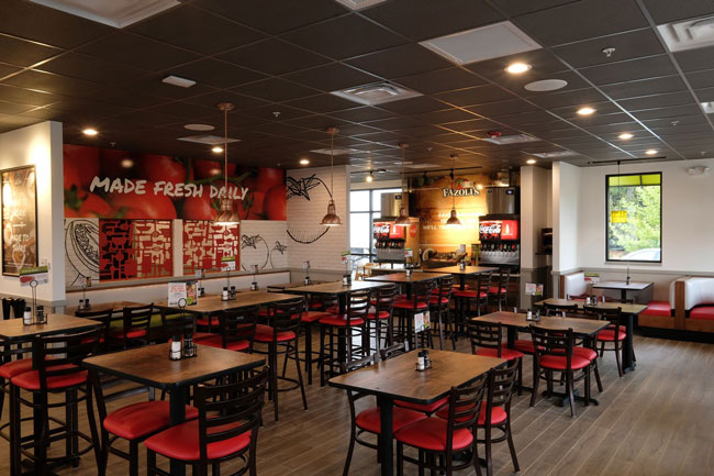 Fazolis interior