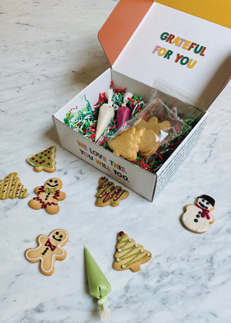 how to cafe gratitude holiday cookie kits