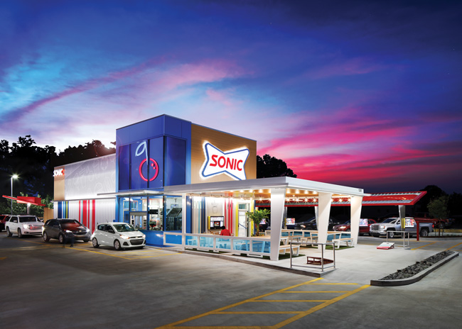 outside sonic prototype exterior sunset