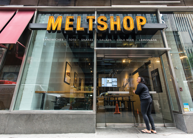 tech melt shop flagship 50th st. entrance