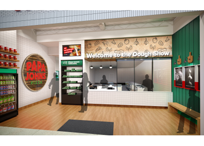 Interior Papa Johns Restaurant Design