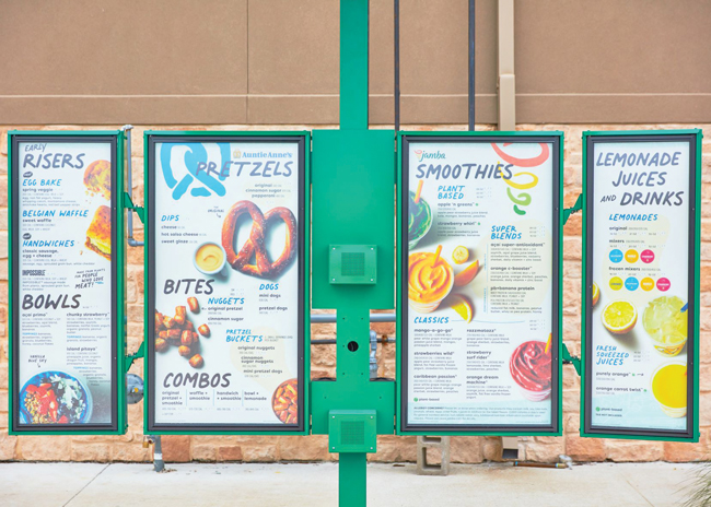 FocusJamba AA DT Menu Boards