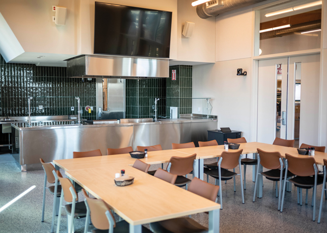 Swarthmore College is one of many offering a teaching kitchen to immerse students in food and wellness.