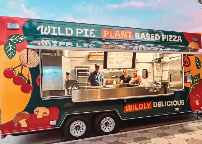 Wild Pie’s lone food truck is used to build brand awareness prior to opening new brick-and-mortar sites. Images courtesy of The Culinary Edge.