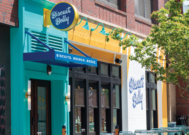 Biscuit Belly is creative and mischievous with a coastal modern feel.