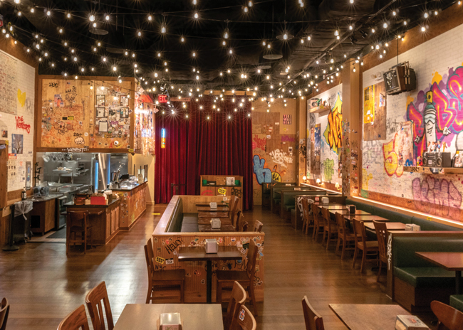 As part of a renovation at the Thompson Central Park hotel, Burger Joint relocated to a new, larger space. Image courtesy of John Pearson