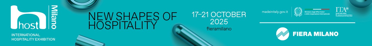 Host Milano. International Hospitality Exhibition. October 17-21 , 2025.  Fiera Milano, Italy. New Shapes of Hospitality. Register Today.