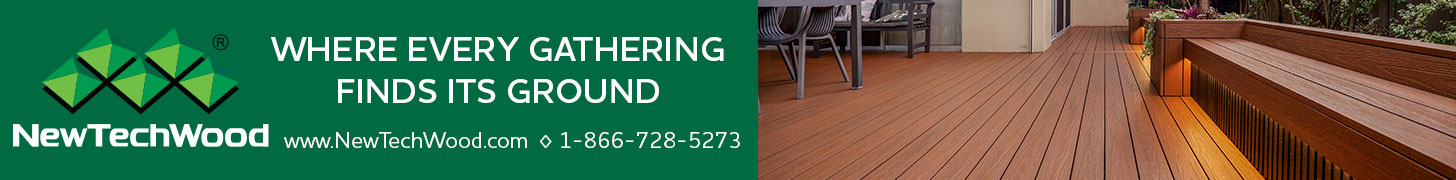NewTechwood. Where every gathering finds its ground. Find out more at www.NewTechWood.com or call 1-866-728-5273