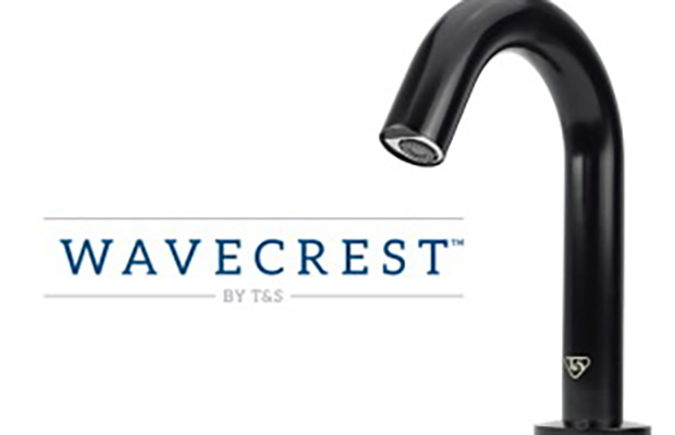 T&S Brass Wavecrest touchless faucets.